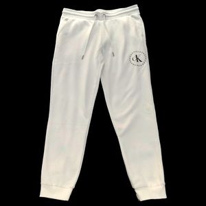 White Calvin Klein Sweatpants